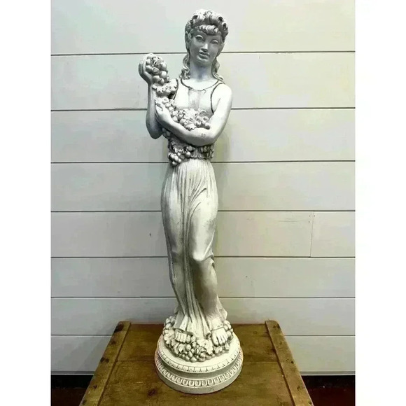 Universal Other - Universal Statuary Corp. of Chicago 1959 Roman Woman Holding Grapes 27in